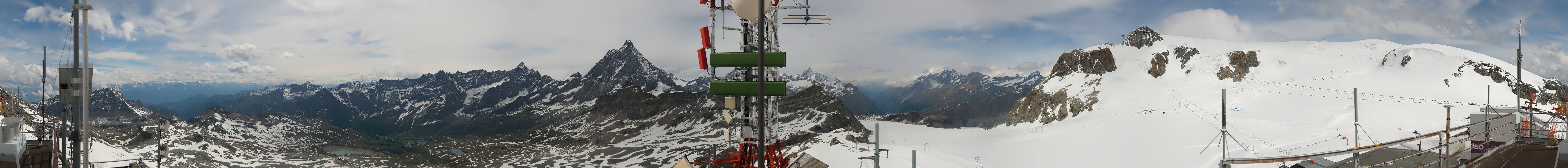 Archiv Foto Webcam Plateau Rosa Breuil Cervinia