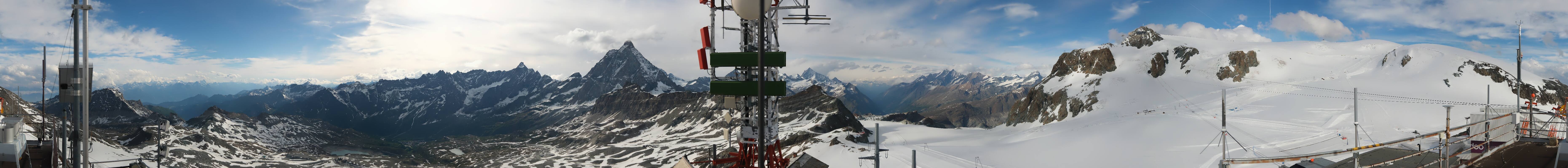 Archiv Foto Webcam Plateau Rosa Breuil Cervinia