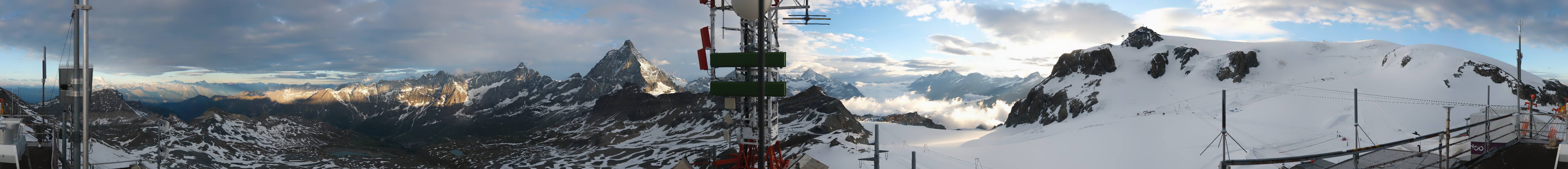 Archiv Foto Webcam Plateau Rosa Breuil Cervinia