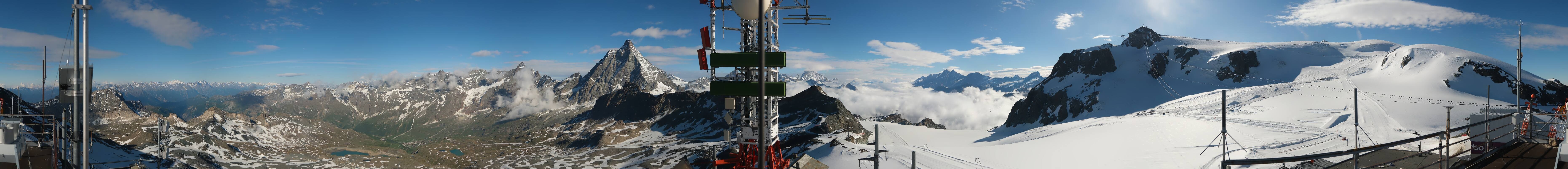 Archiv Foto Webcam Plateau Rosa Breuil Cervinia