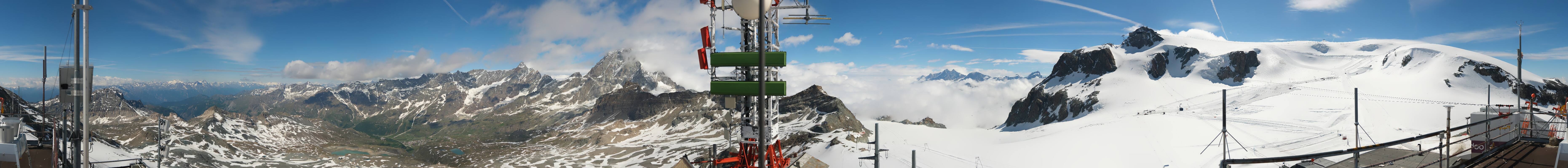 Archiv Foto Webcam Plateau Rosa Breuil Cervinia