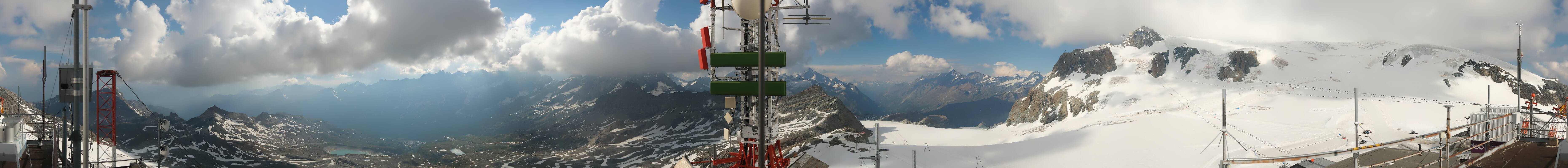 Archiv Foto Webcam Plateau Rosa Breuil Cervinia