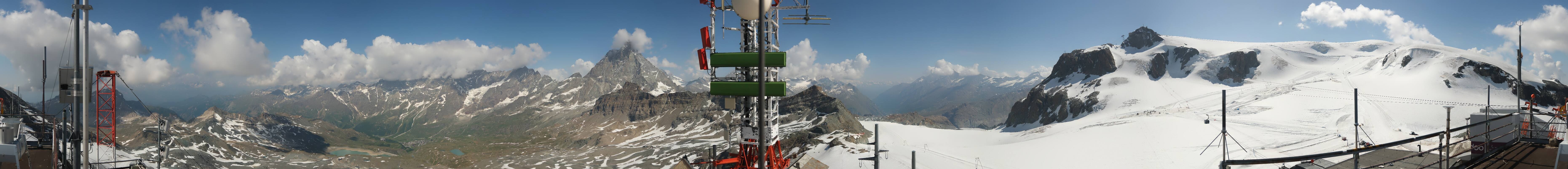Archiv Foto Webcam Plateau Rosa Breuil Cervinia
