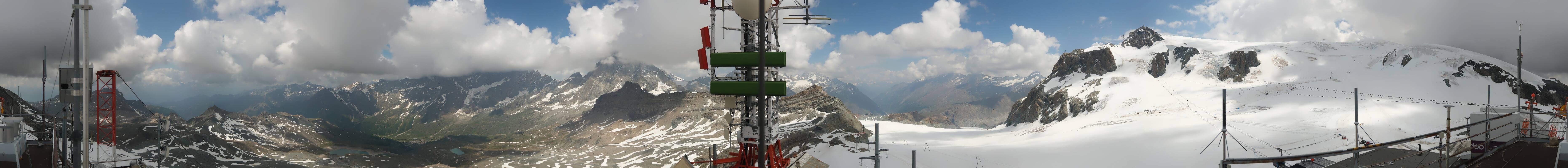 Archiv Foto Webcam Plateau Rosa Breuil Cervinia