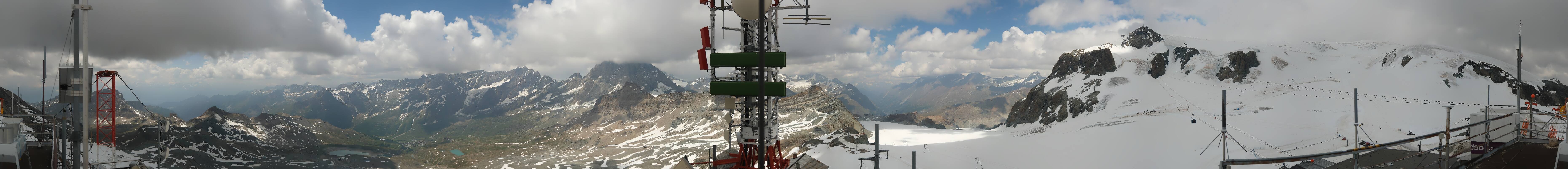 Archiv Foto Webcam Plateau Rosa Breuil Cervinia