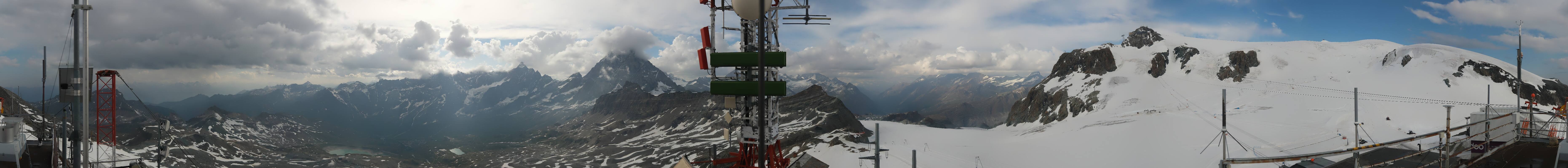 Archived image Webcam Plateau Rosa Breuil Cervinia