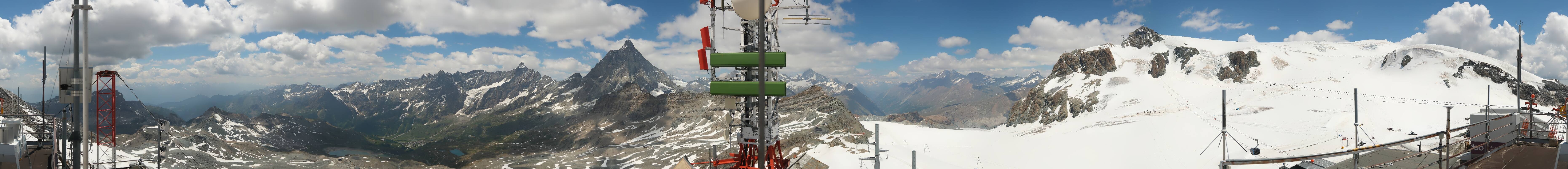 Archiv Foto Webcam Plateau Rosa Breuil Cervinia