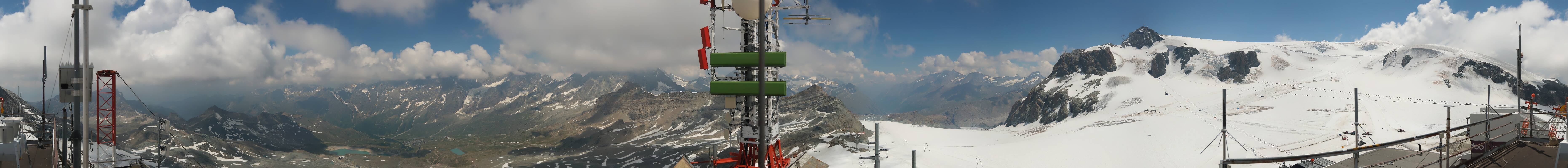 Archiv Foto Webcam Plateau Rosa Breuil Cervinia