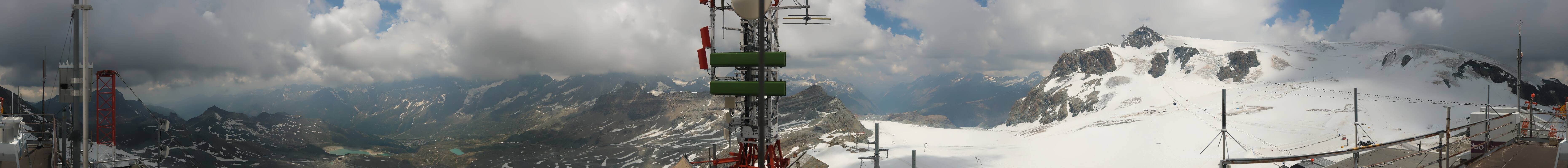 Archiv Foto Webcam Plateau Rosa Breuil Cervinia