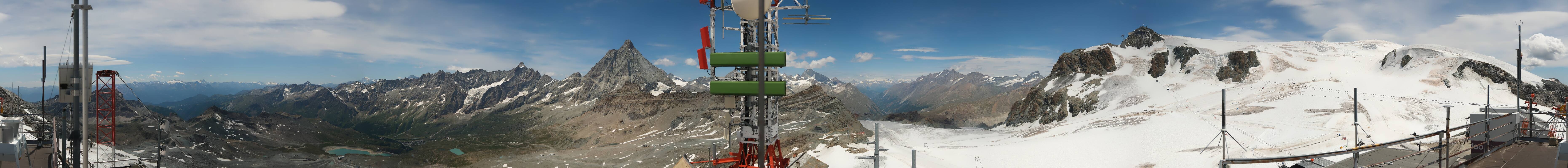 Archived image Webcam Plateau Rosa Breuil Cervinia