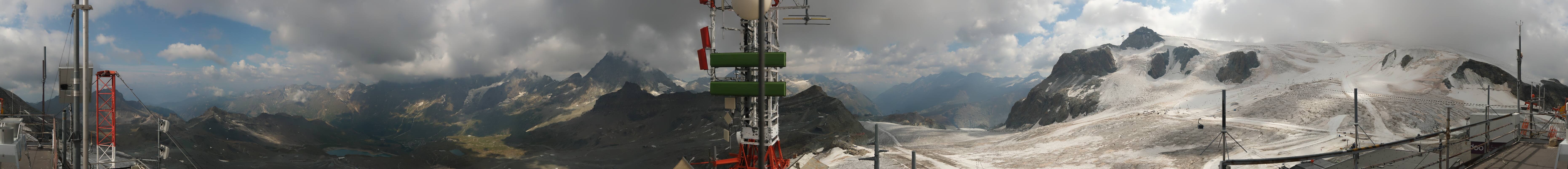 Archiv Foto Webcam Plateau Rosa Breuil Cervinia