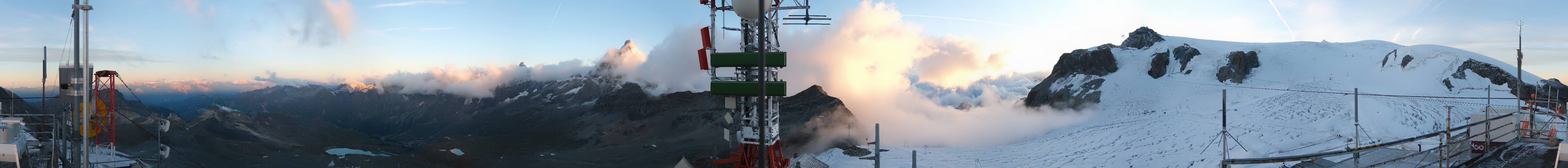 Archiv Foto Webcam Plateau Rosa Breuil Cervinia