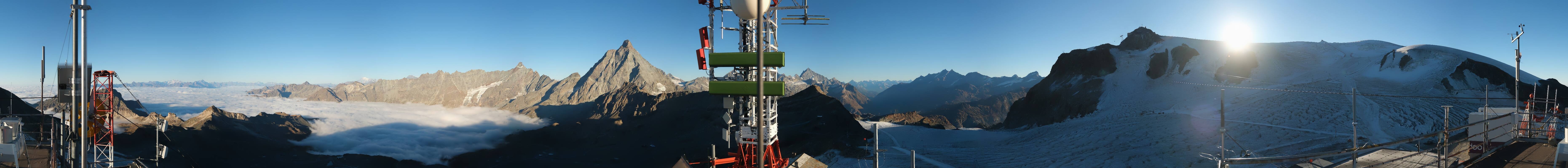 Archiv Foto Webcam Plateau Rosa Breuil Cervinia