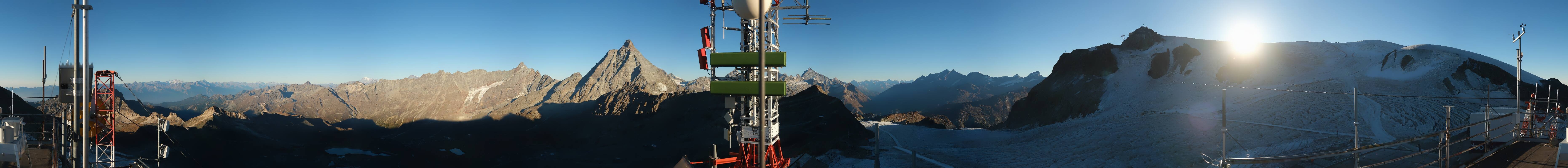 Archiv Foto Webcam Plateau Rosa Breuil Cervinia