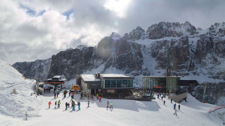 Archived image Webcam Dantercepies - Selva Gardena