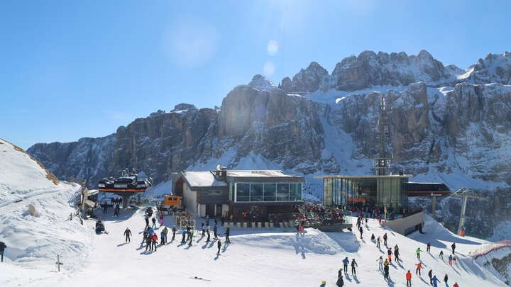 Archived image Webcam Dantercepies - Selva Gardena