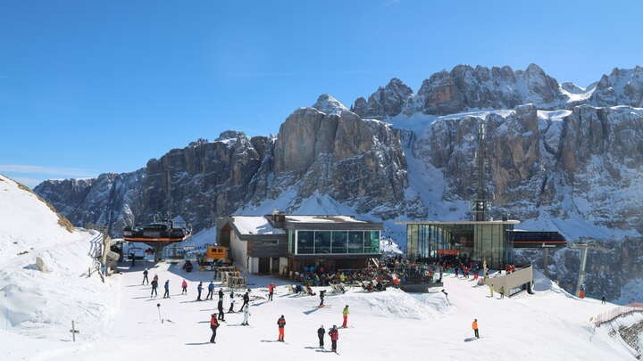 Archived image Webcam Dantercepies - Selva Gardena