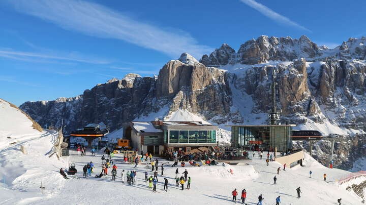 Archived image Webcam Dantercepies - Selva Gardena