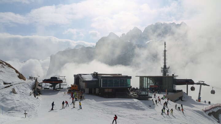 Archived image Webcam Dantercepies - Selva Gardena