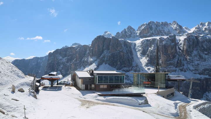 Archived image Webcam Dantercepies - Selva Gardena