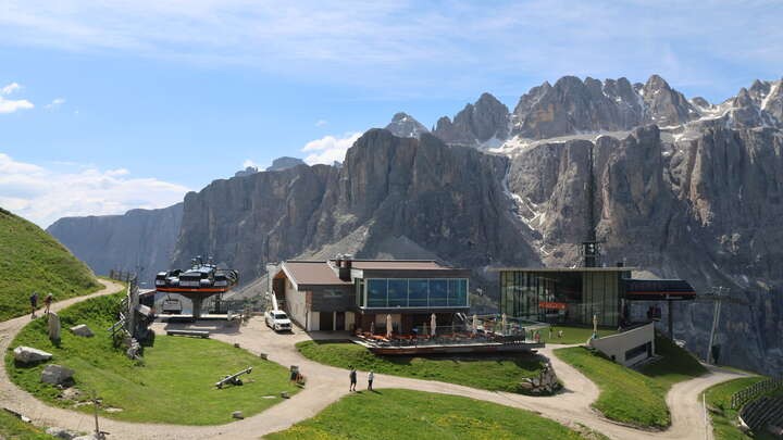 Archived image Webcam Dantercepies - Selva Gardena