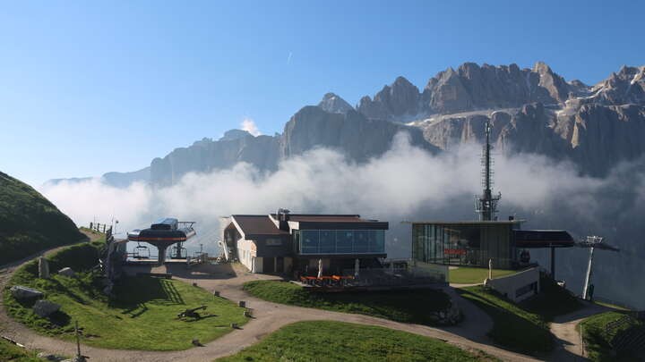 Archived image Webcam Dantercepies - Selva Gardena