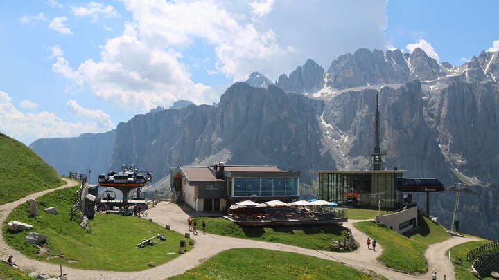 Archived image Webcam Dantercepies - Selva Gardena