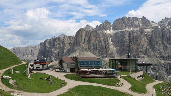 Archived image Webcam Dantercepies - Selva Gardena