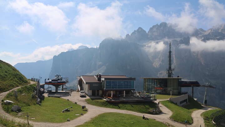Archived image Webcam Dantercepies - Selva Gardena