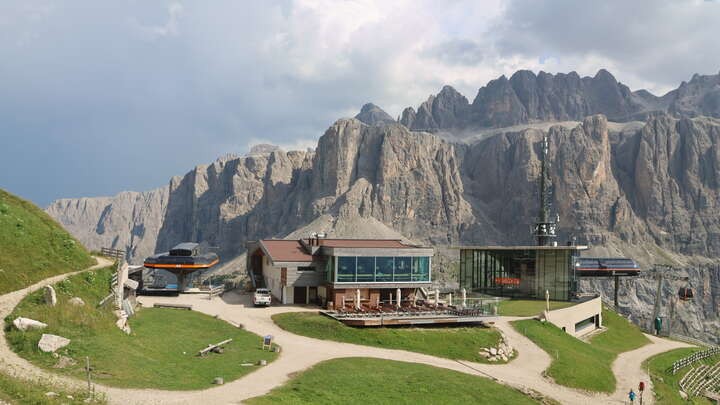 Archived image Webcam Dantercepies - Selva Gardena
