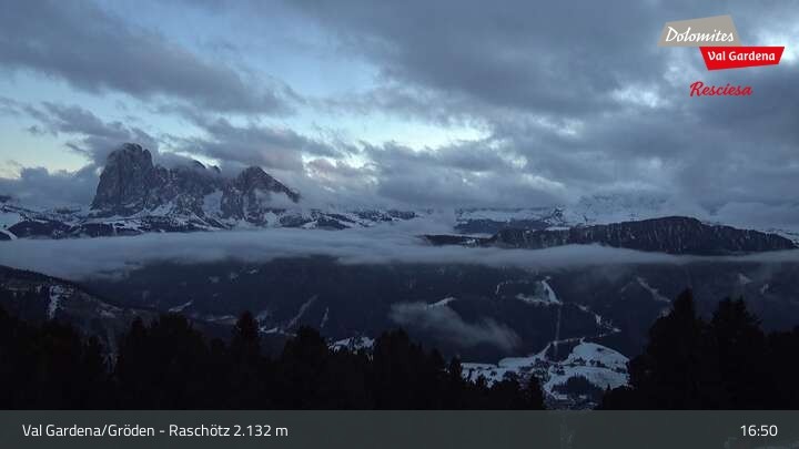 Archiv Foto Webcam Raschötz - St. Ulrich