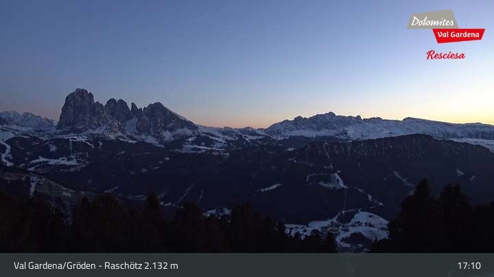 Archiv Foto Webcam Raschötz - St. Ulrich