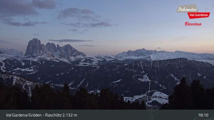 Archiv Foto Webcam Raschötz - St. Ulrich