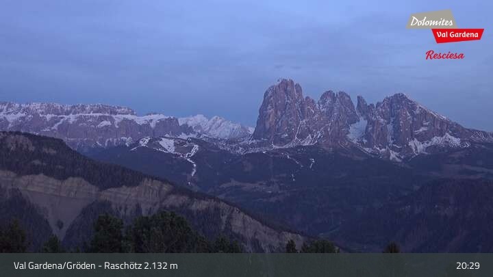 Archiv Foto Webcam Raschötz - St. Ulrich