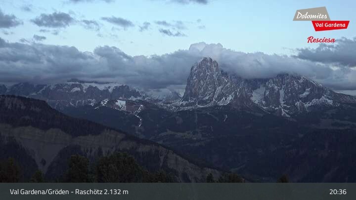 Archiv Foto Webcam Raschötz - St. Ulrich
