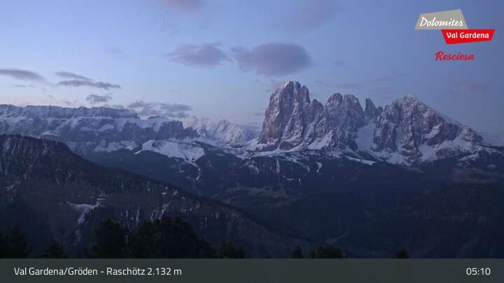 Archiv Foto Webcam Raschötz - St. Ulrich