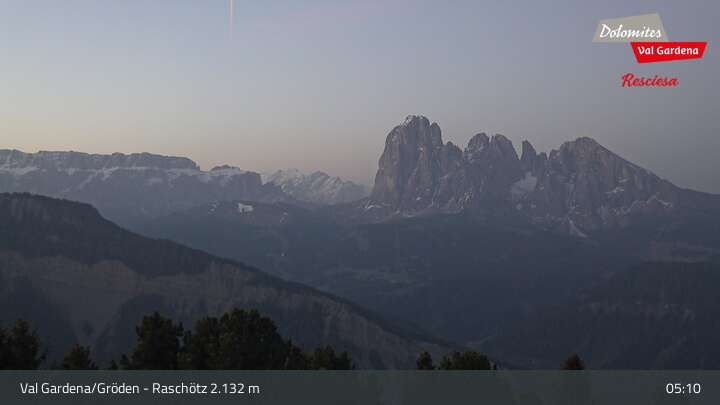 Archiv Foto Webcam Raschötz - St. Ulrich