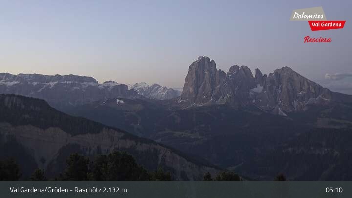 Archiv Foto Webcam Raschötz - St. Ulrich
