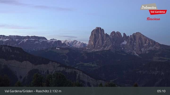 Archived image Webcam Resciesa - Ortisei