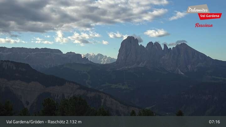Archiv Foto Webcam Raschötz - St. Ulrich