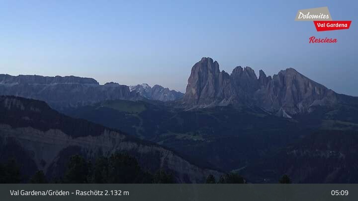 Archiv Foto Webcam Raschötz - St. Ulrich