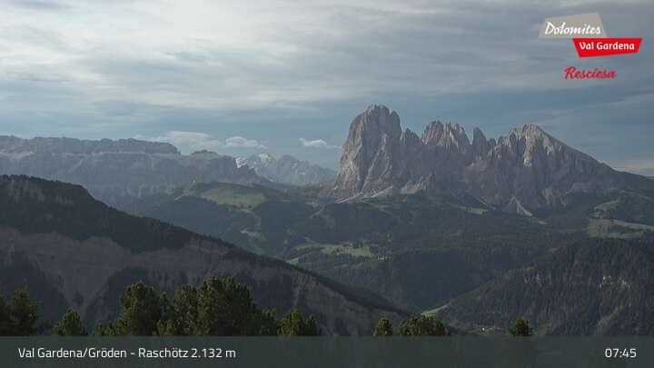 Archiv Foto Webcam Raschötz - St. Ulrich