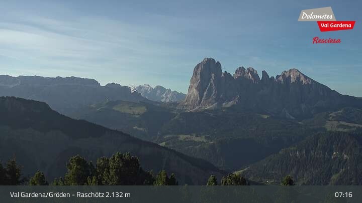 Archiv Foto Webcam Raschötz - St. Ulrich