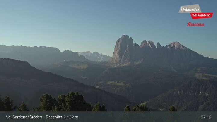 Archiv Foto Webcam Raschötz - St. Ulrich