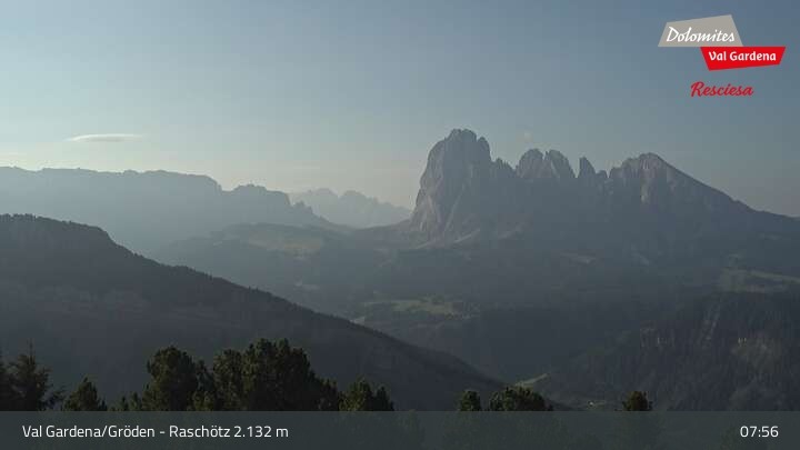 Archiv Foto Webcam Raschötz - St. Ulrich