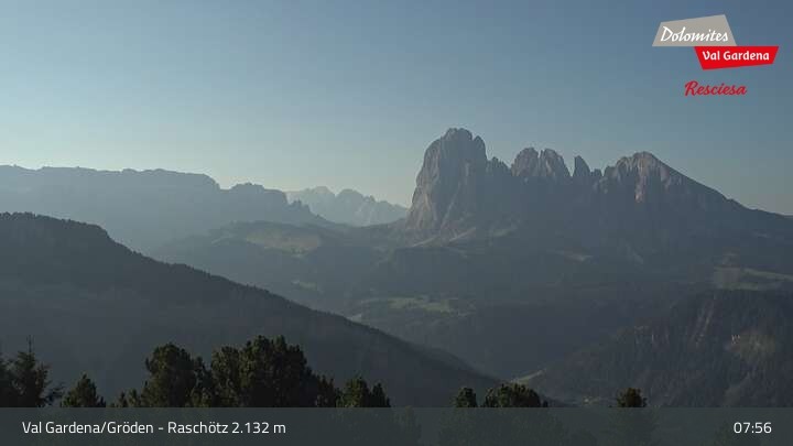 Archiv Foto Webcam Raschötz - St. Ulrich