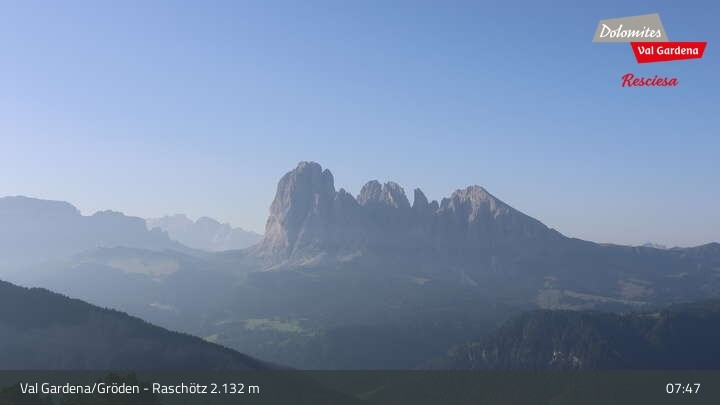 Archiv Foto Webcam Raschötz - St. Ulrich