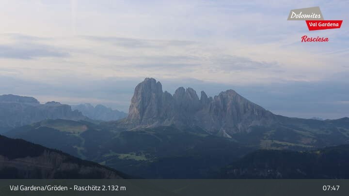 Archiv Foto Webcam Raschötz - St. Ulrich
