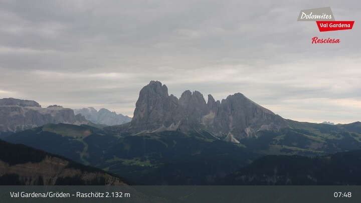 Archiv Foto Webcam Raschötz - St. Ulrich