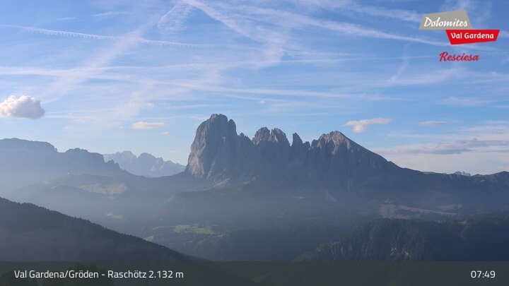 Archiv Foto Webcam Raschötz - St. Ulrich